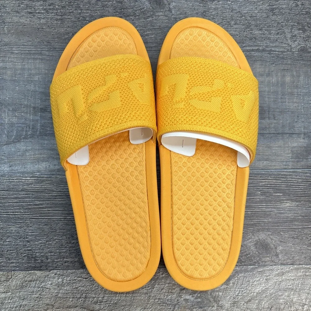 APL Slides Men's 11 BL TechLoom Mango‎ Sandals NEW Defect